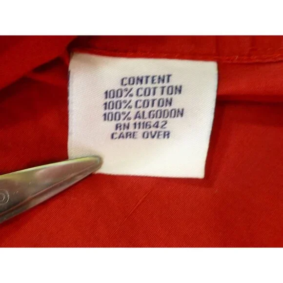 Coogi Red & Navy Vintage Racing 1969 Emblem Short Sleeve Button Shirt Xxl - Picture 16 of 16